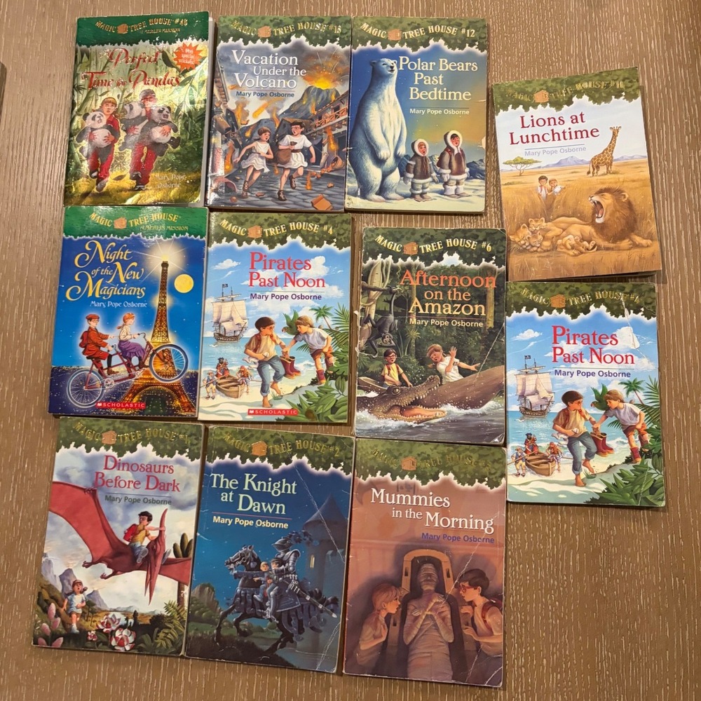 Magic Tree House Book Lot Mary Pope Osborne 11 Paperbacks Kids Chapter Books